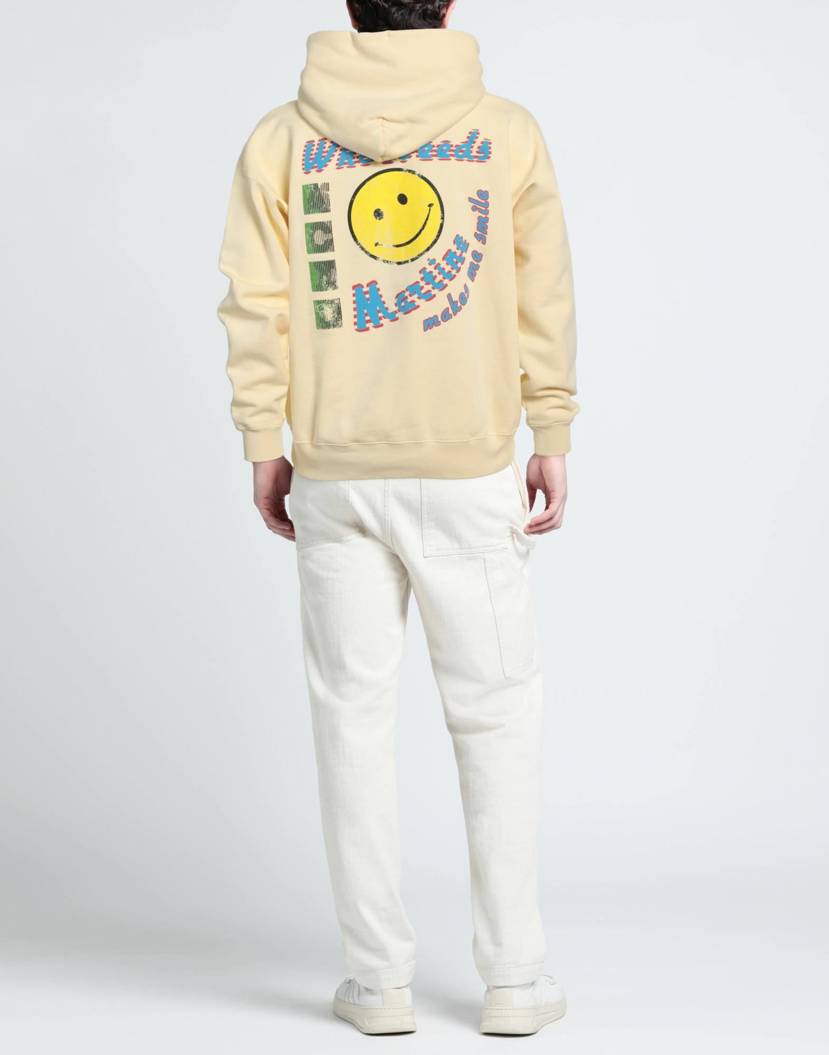 Martine Rose Mens Sweatshirt Pastel in Yellow