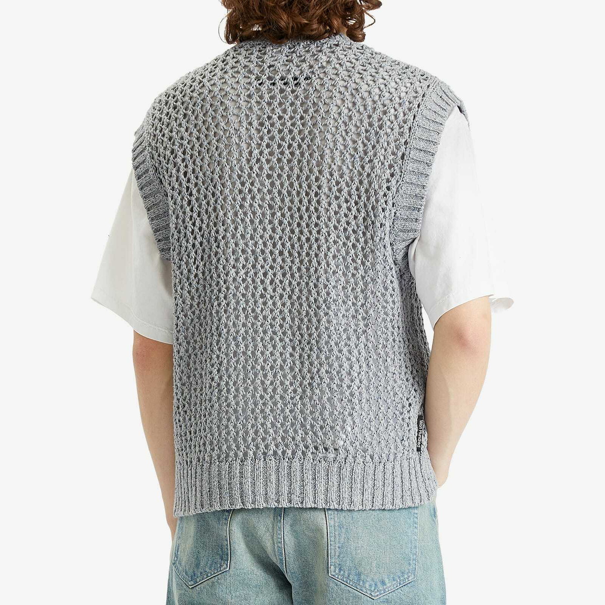 Won Hundred Men's Lionel Knitted Vest in Grey