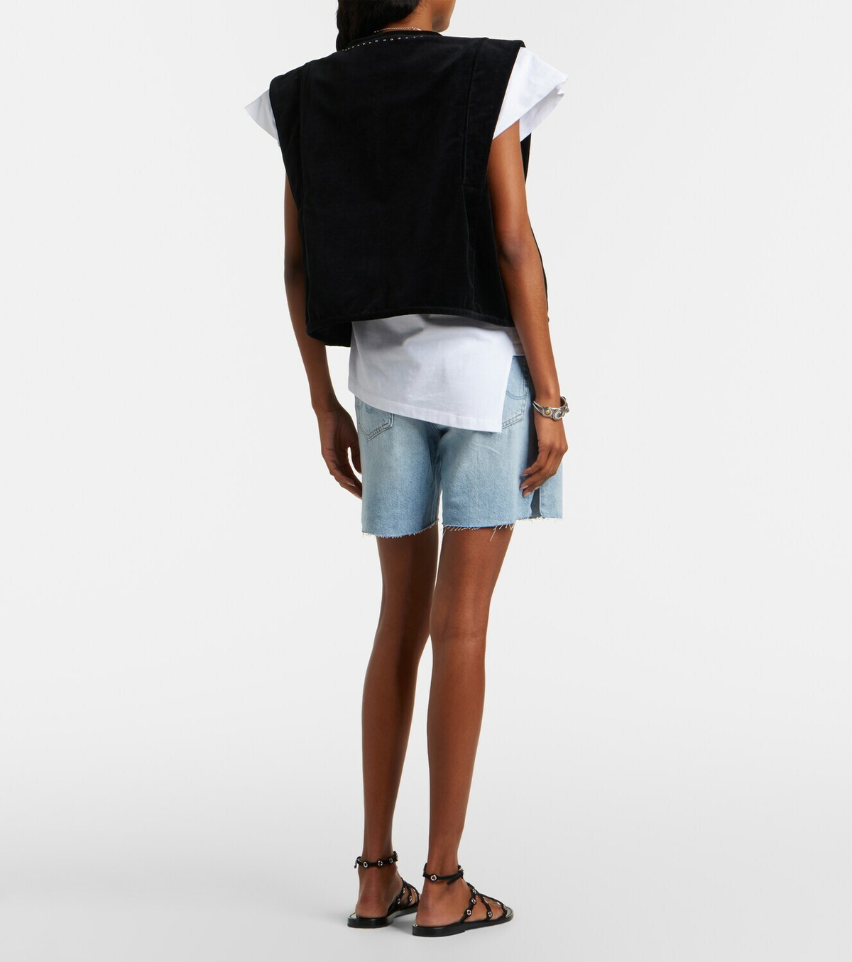 AG Jeans Ex-Boyfriend denim shorts