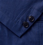 Blue Blue Japan - Double-Breasted Cotton-Twill Suit Jacket - Blue