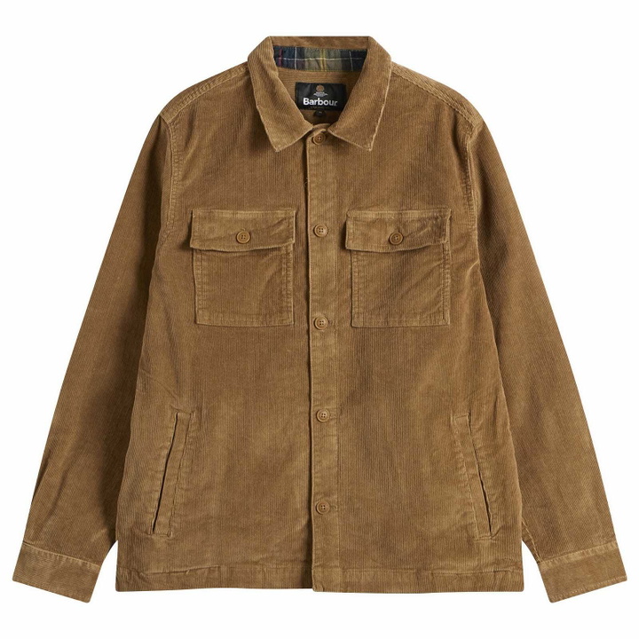 Photo: Barbour Men's Cord Overshirt in Sandstone