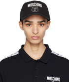 Moschino Black Bonded Cap