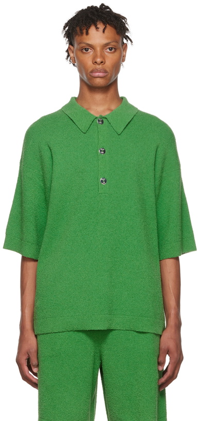 Photo: Helmut Lang Green Cotton Polo