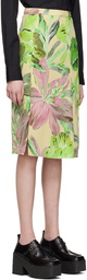 Dries Van Noten SSENSE Exclusive Green Midi Skirt