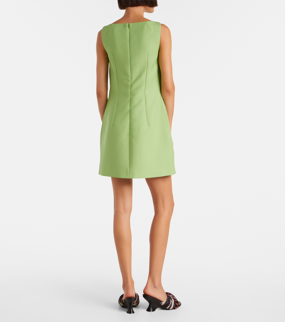 Emilia Wickstead Rifer wool cady minidress