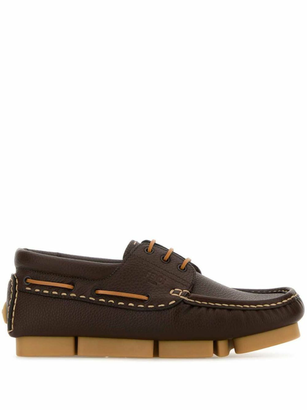 Fendi Deck Lace Ups (PLEASE REQUEST YOUR SIZE BEFORE PURCHASING) Pequin Lace-ups - Brown | FENDI PL main image 4