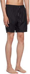 Dolce & Gabbana Black Drawstring Swim Shorts