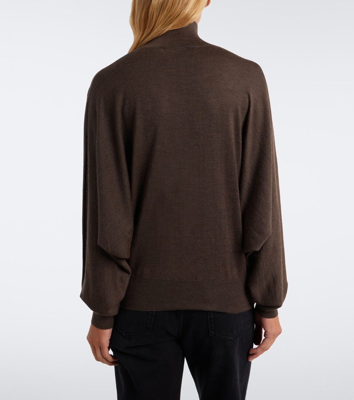 The Row Leith cashmere and silk turtleneck sweater