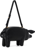 Thom Browne Black Pig Baguette Bag