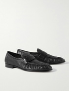 The Row - Leather Loafers - Black