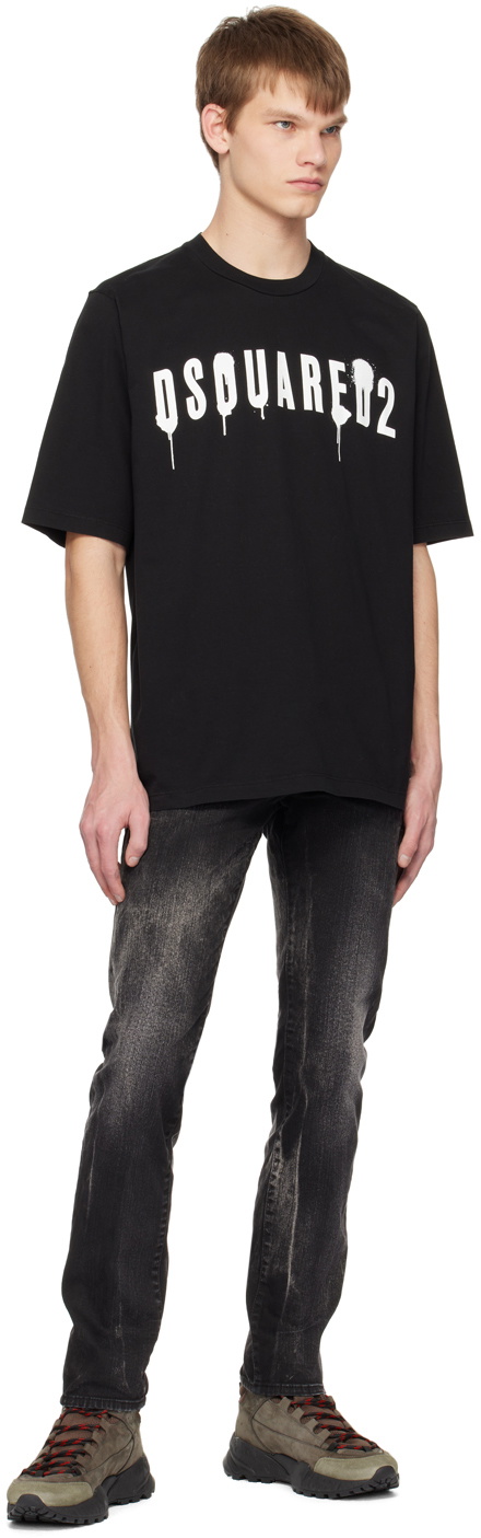 Dsquared2 Black Skater T-Shirt