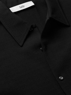 Séfr - Ripley Embroidered Cotton-Seersucker Shirt - Black