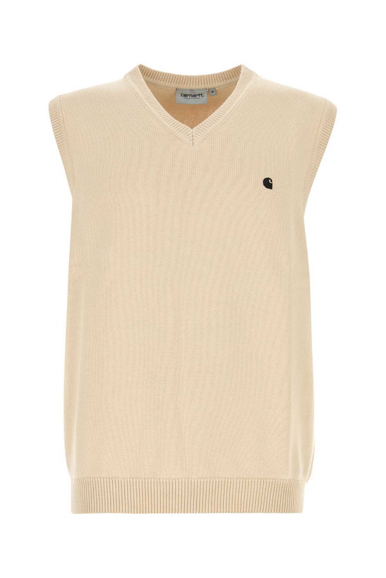 Photo: Carhartt Sand Cotton Madison Vest Sweater
