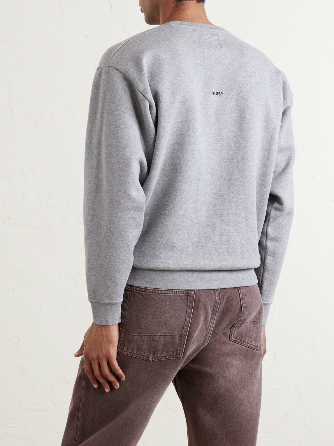WTAPS - SIGN-YD Cotton-Jersey Sweatshirt - Gray