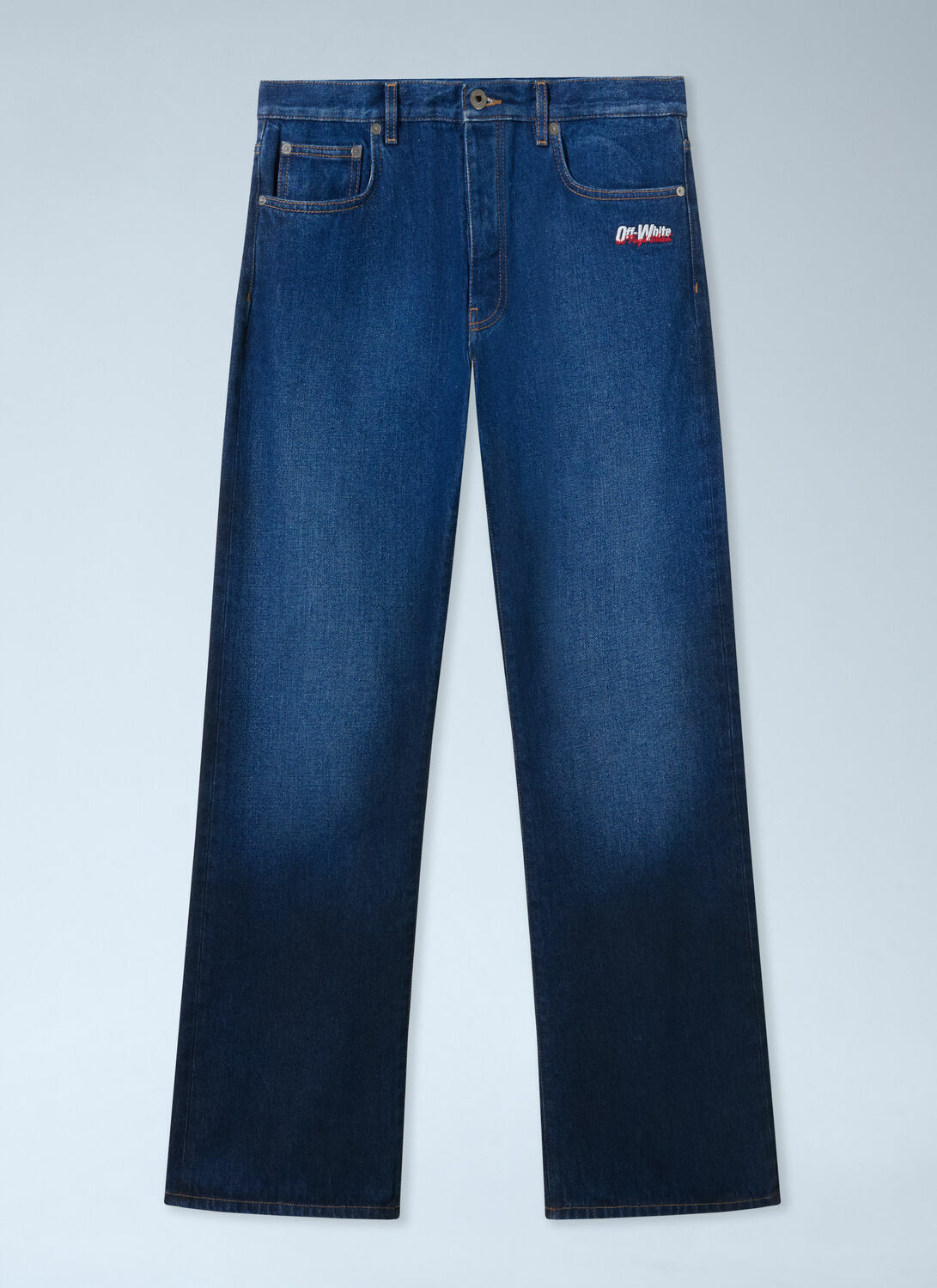 Off-White Spray Diagonal Relax Jeans
