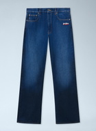 Off-White Spray Diagonal Relax Jeans