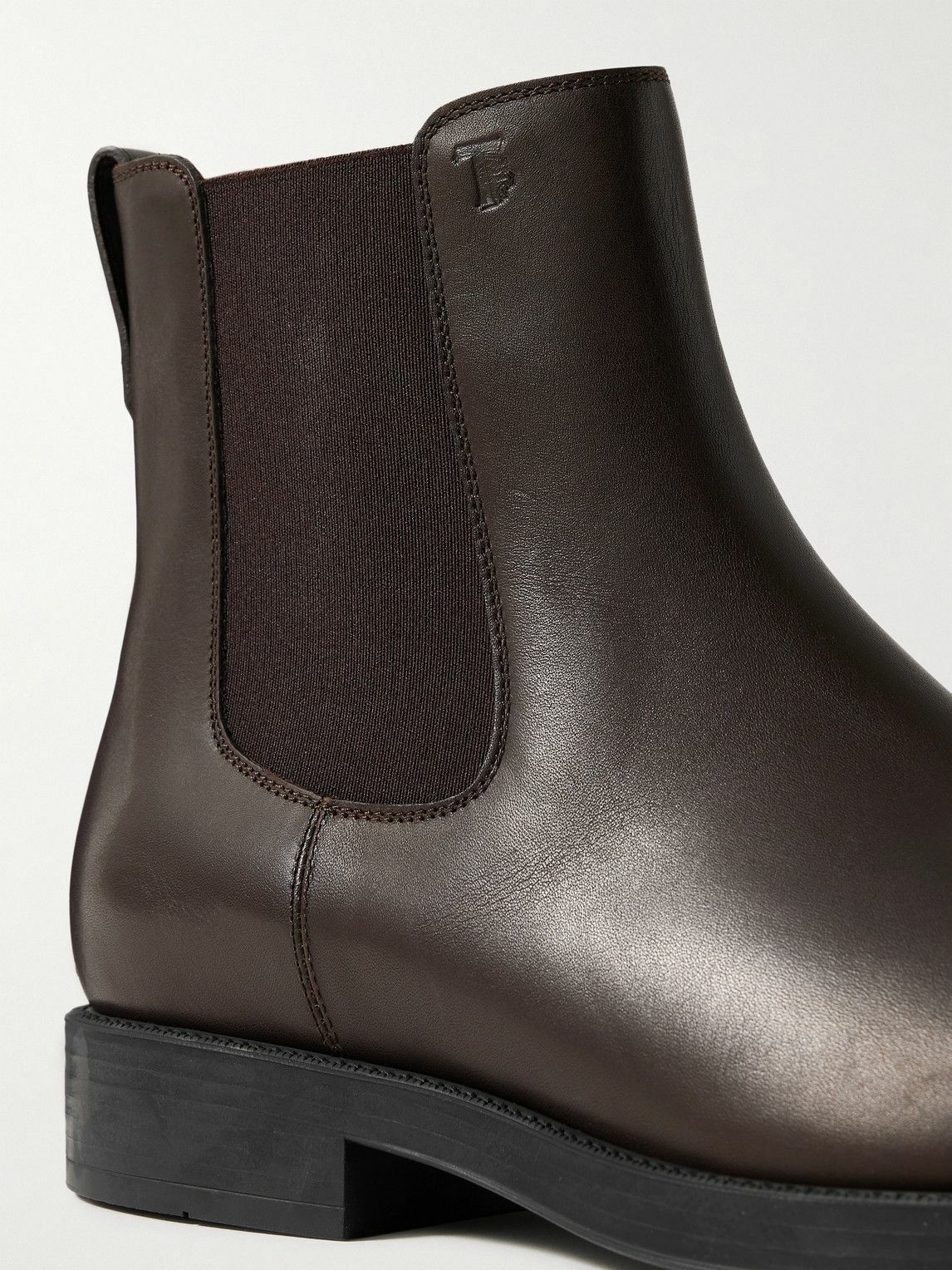 Tod's - Leather Chelsea Boots - Brown