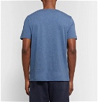 Oliver Spencer Loungewear - Mélange Supima Cotton-Jersey T-Shirt - Blue