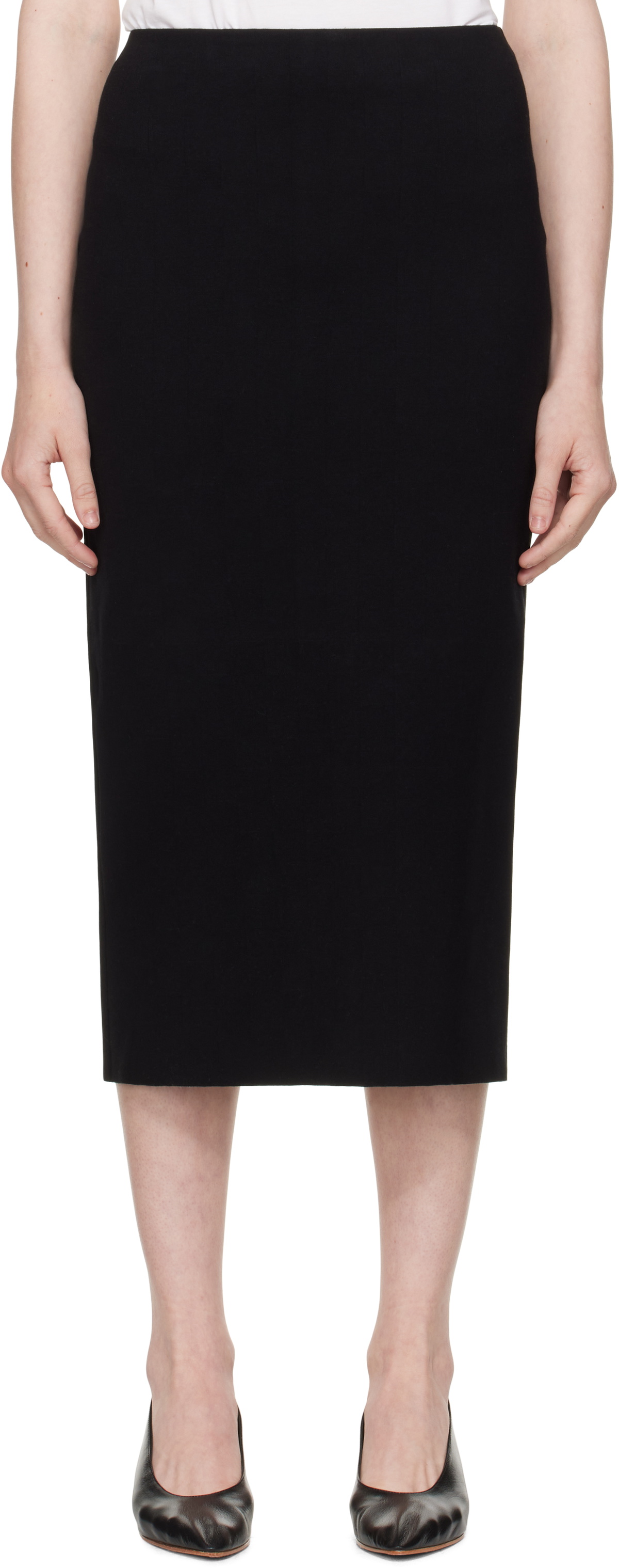 High Sport Black Petra Midi Skirt