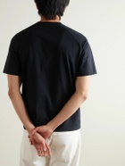 Rapha - Logo-Embroidered Organic Cotton-Jersey T-Shirt - Black
