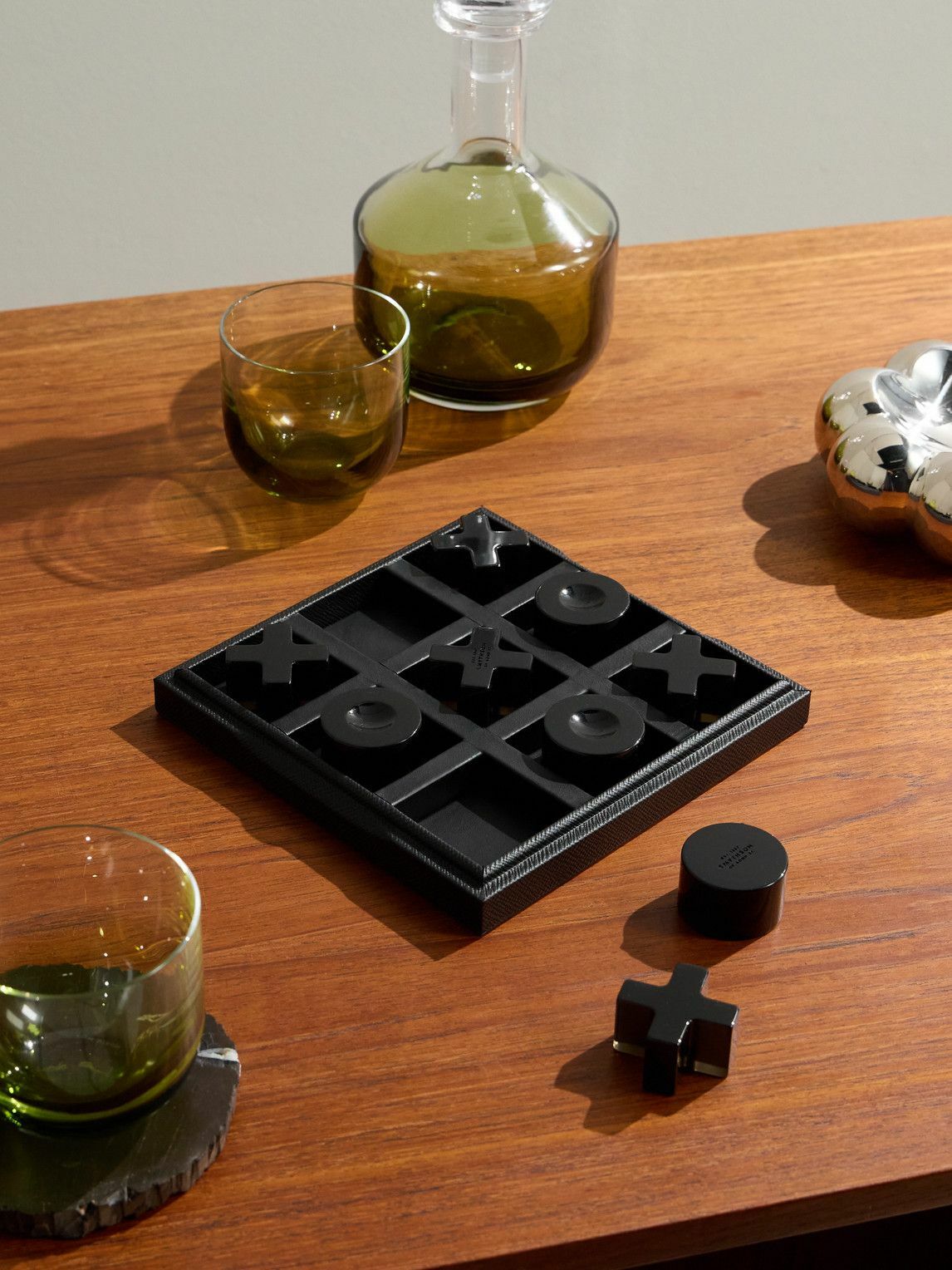 SMYTHSON - Textured-Leather Noughts and Crosses Set