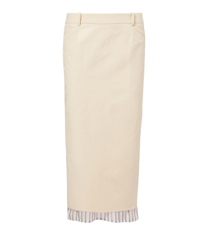 Photo: The Attico Cotton-blend pencil skirt