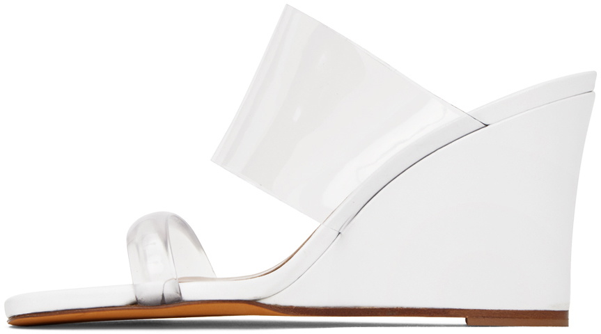 Maryam Nassir Zadeh SSENSE Exclusive White Olympia Heeled Sandals