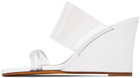 Maryam Nassir Zadeh SSENSE Exclusive White Olympia Heeled Sandals