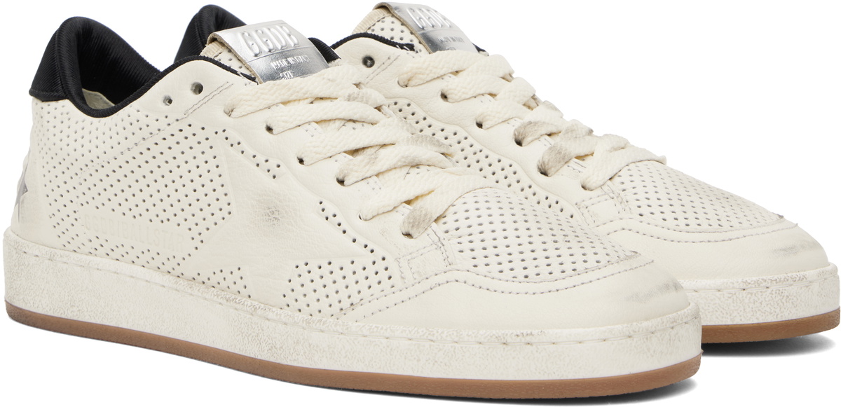 【関税&送料込】Golden Goose Sneaker Ball Star White Latte G Golden Goose Ballstar sneakers - White | GWF00117F00078380608