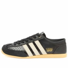 Adidas Women's Japan Decon Sneakers in Core Black/Cream White/Orange Tint