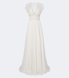 Jenny Packham Bridal Momento tulle and silk chiffon gown