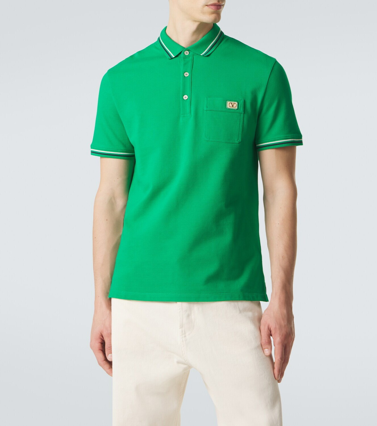 Valentino Cotton piqué polo shirt
