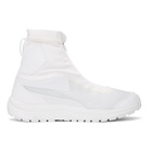 Boris Bidjan Saberi White Salomon Edition Bamba 2 High-Top Sneakers
