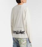 Acne Studios Logo cotton-blend jersey sweatshirt