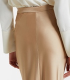 Max Mara Satin maxi skirt