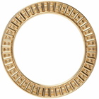 IN GOLD WE TRUST PARIS SSENSE Exclusive Gold Needle Bearing Bracelet