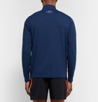 Under Armour - Streaker Striped HeatGear Half-Zip Top - Men - Blue