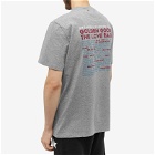 Golden Goose Men's Manifesto Running Club T-Shirt in Grey Melange