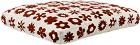 Dusen Dusen Off-White & Red Wingdings Dog Bed