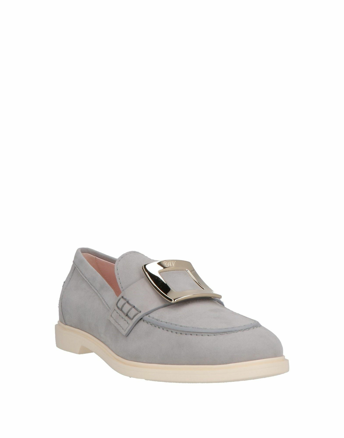 Roger Vivier Womens Loafers Light in Grey
