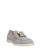Roger Vivier Womens Loafers Light in Grey