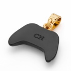Crystal Haze Women's The Gamer Necklace Pendant in Obsidian 