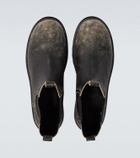 Balenciaga Strike distressed leather Chelsea boots