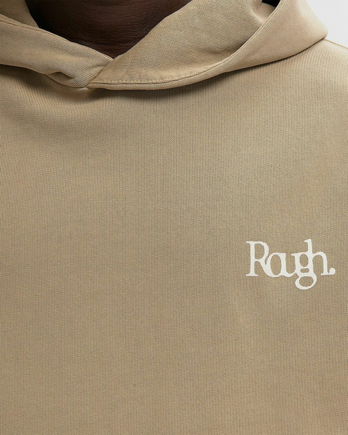 Rough. ANTHOS HOODIE Brown Mens Hoody
