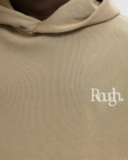 Rough. ANTHOS HOODIE Brown Mens Hoody