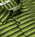 Très Bien - Striped Cotton-Poplin Shirt - Green
