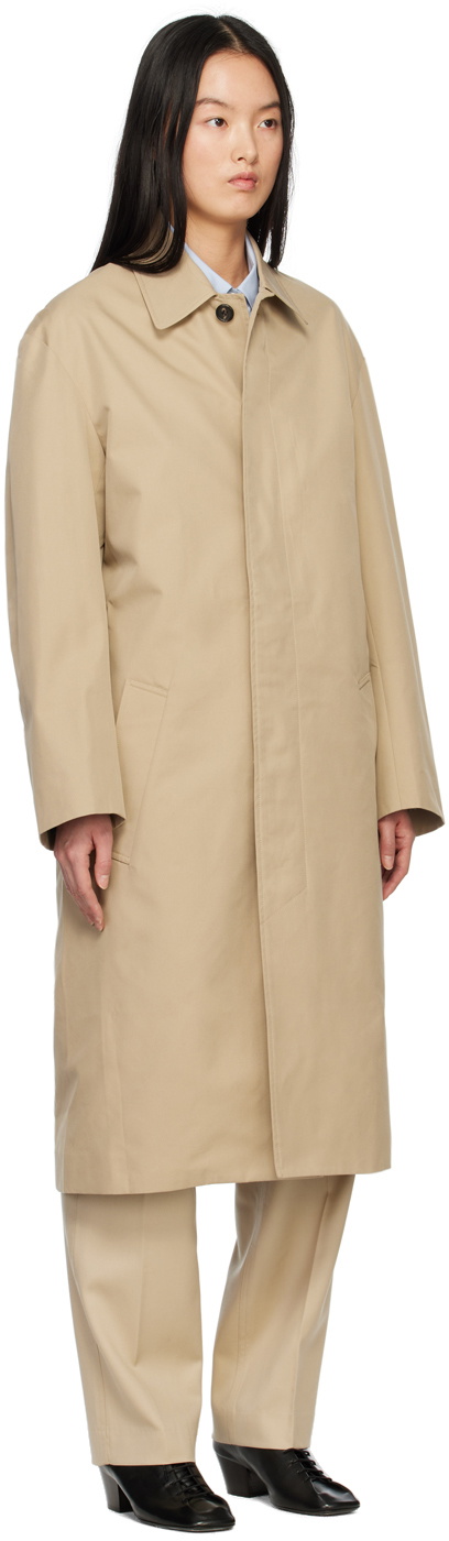 Arch The Beige Oversized Trench Coat