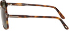 TOM FORD Brown Kemp Sunglasses