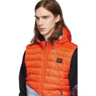 Greg Lauren Orange and Blue Paul and Shark Edition 50/50 Vest