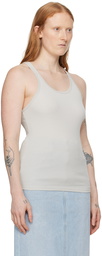 Filippa K Gray Rib Tank Top